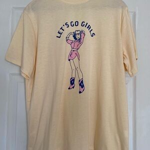 shania twain “Let’s Go Girls” Cowgirl Graphic T-Shirt Short Sleeve Women’s XL